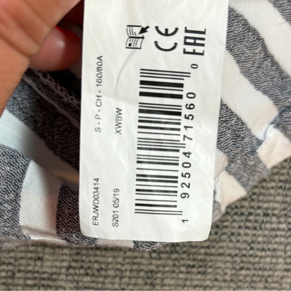 Roxy Blind Dreams Faux Wrap Striped Bell Sleeve Dress Size Small Woman’s/Juniors - Picture 16 of 16